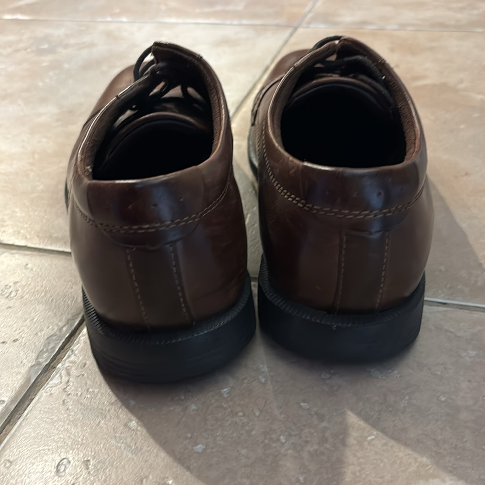 Men's NUUN BUSH Brown Leather Dress Shoes 10.5 - Picture 6 of 7
